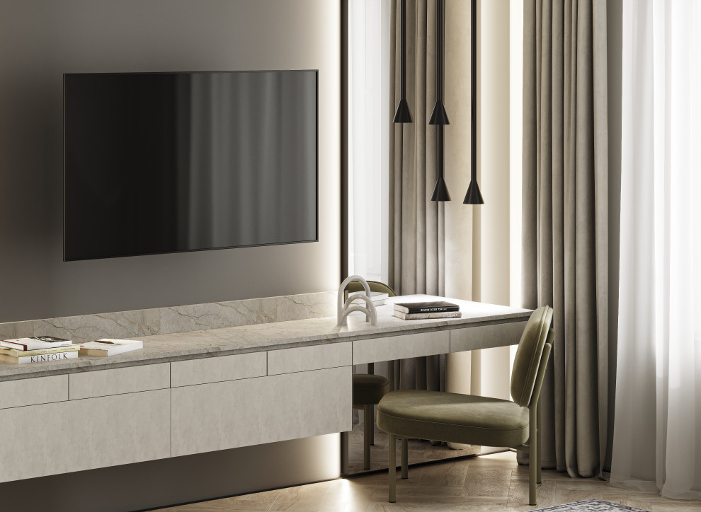 Дизайн-проект 1-комнатной квартиры. ЖК Атмосфера в центре