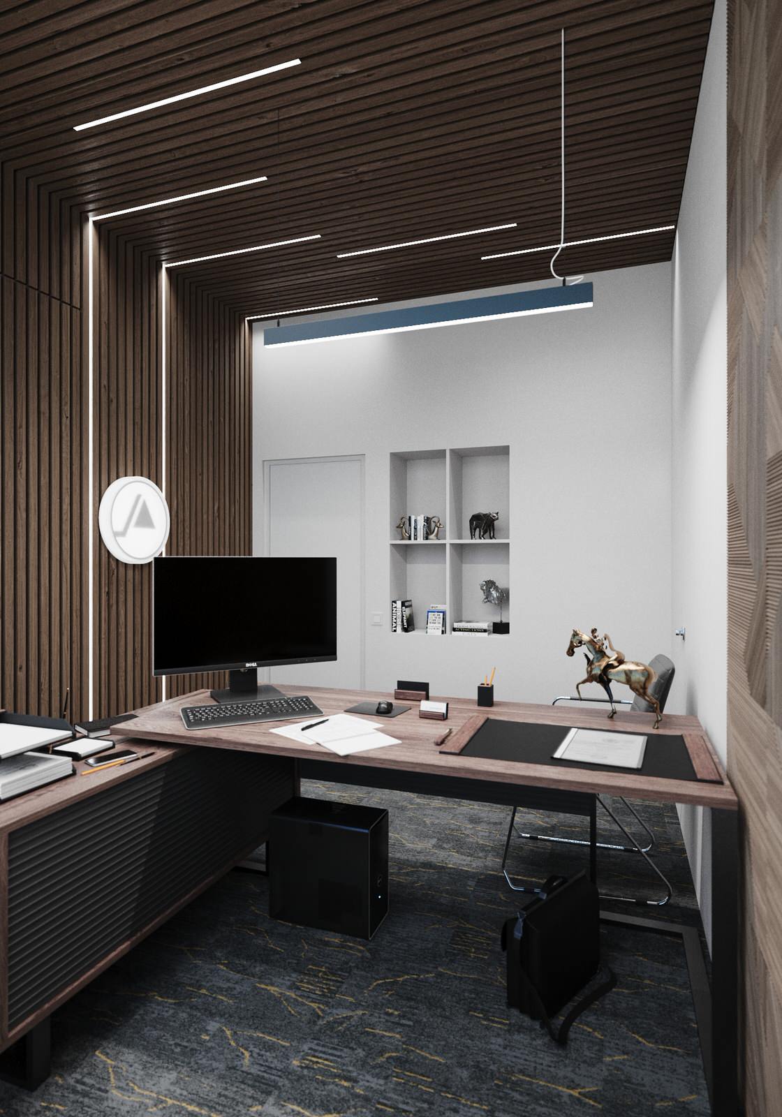 Обложка проекта: Дизайн интерьера офиса добывающей компании