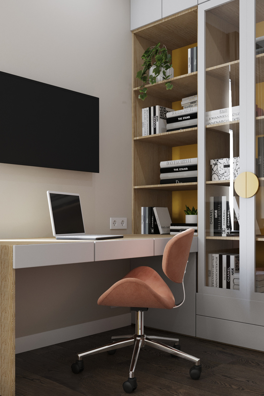 ЖК Серебряный парк, современный интерьер с элементами Эко-стиля