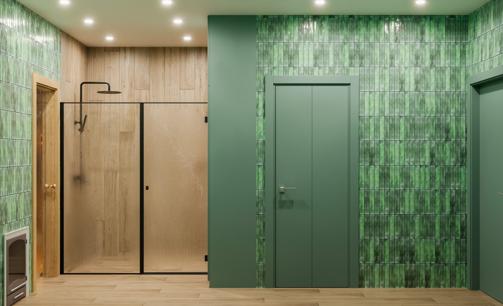 Банный комплекс с бассейном