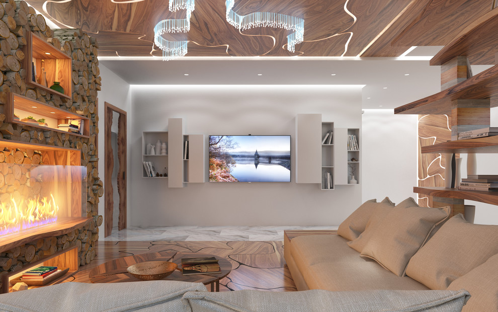 Городская квартира в стиле шале