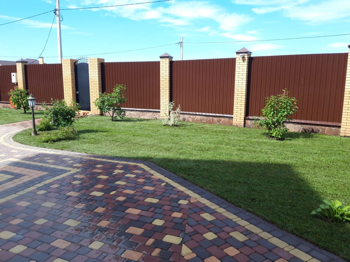 Landscape design of the territory (Oryol region)