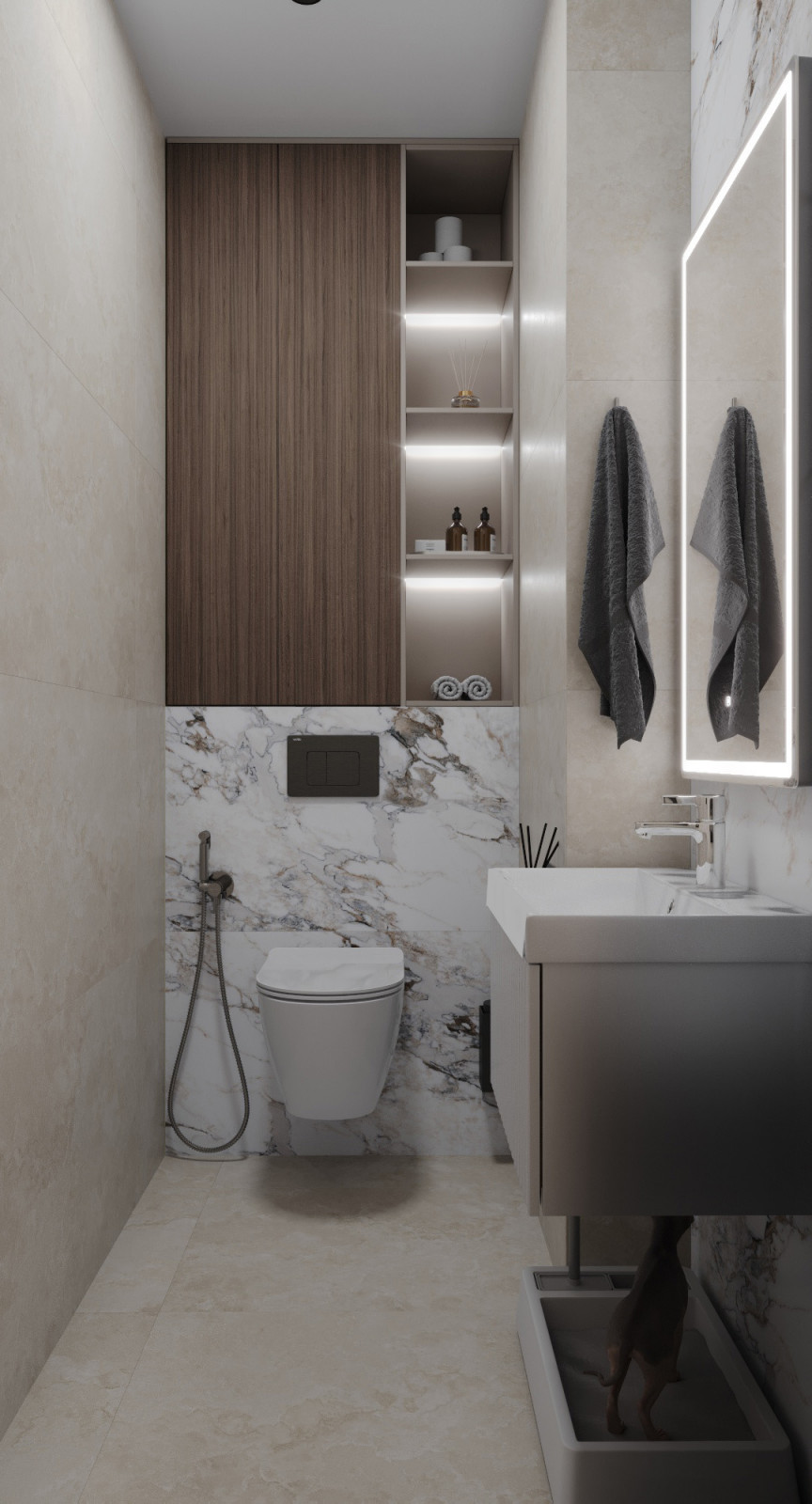 Обложка проекта: интерьер для семьи из 3х человек