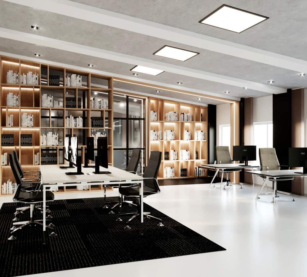 Проект офиса для Архитектурного бюро. Рабочая зона.