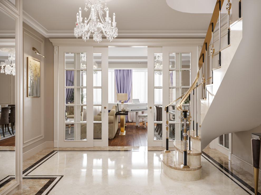 Интерьер двухуровневой квартиры