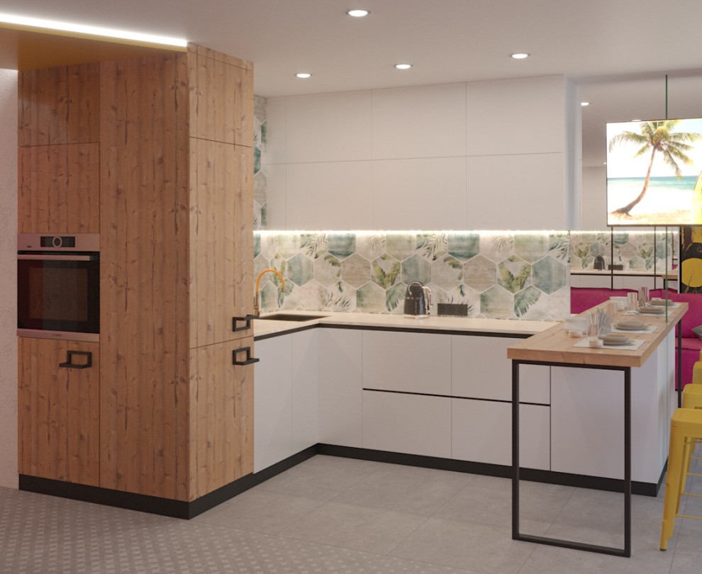 Яркая студия для девушки