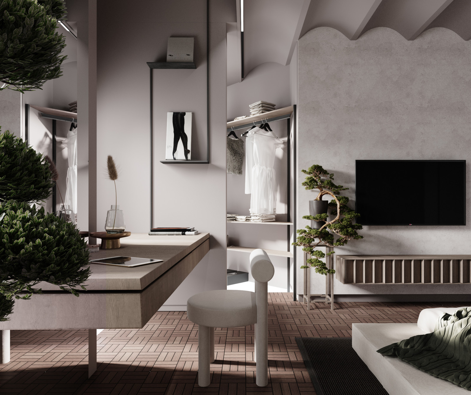 Интерьер квартиры 150 кв. м в ЖК «Плотничный» в Нижнем Новгороде