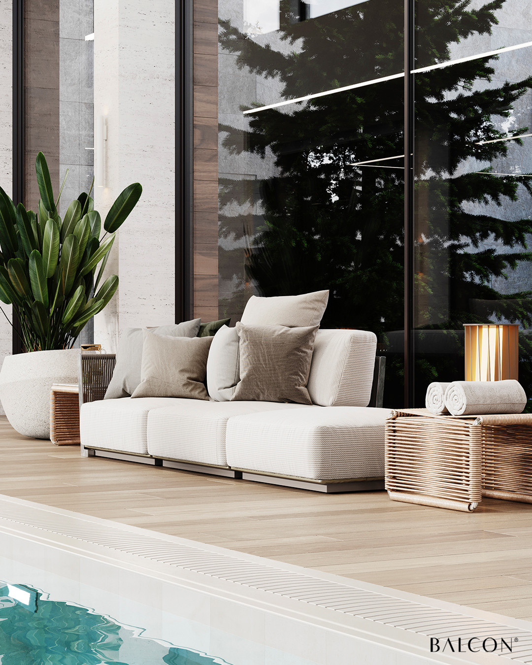 Спа-компекс с бассейном