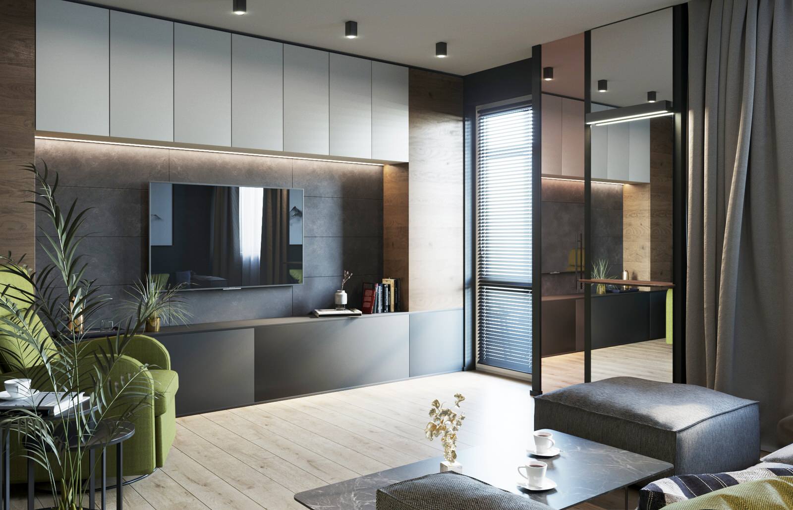 Квартира для семьи в современном стиле