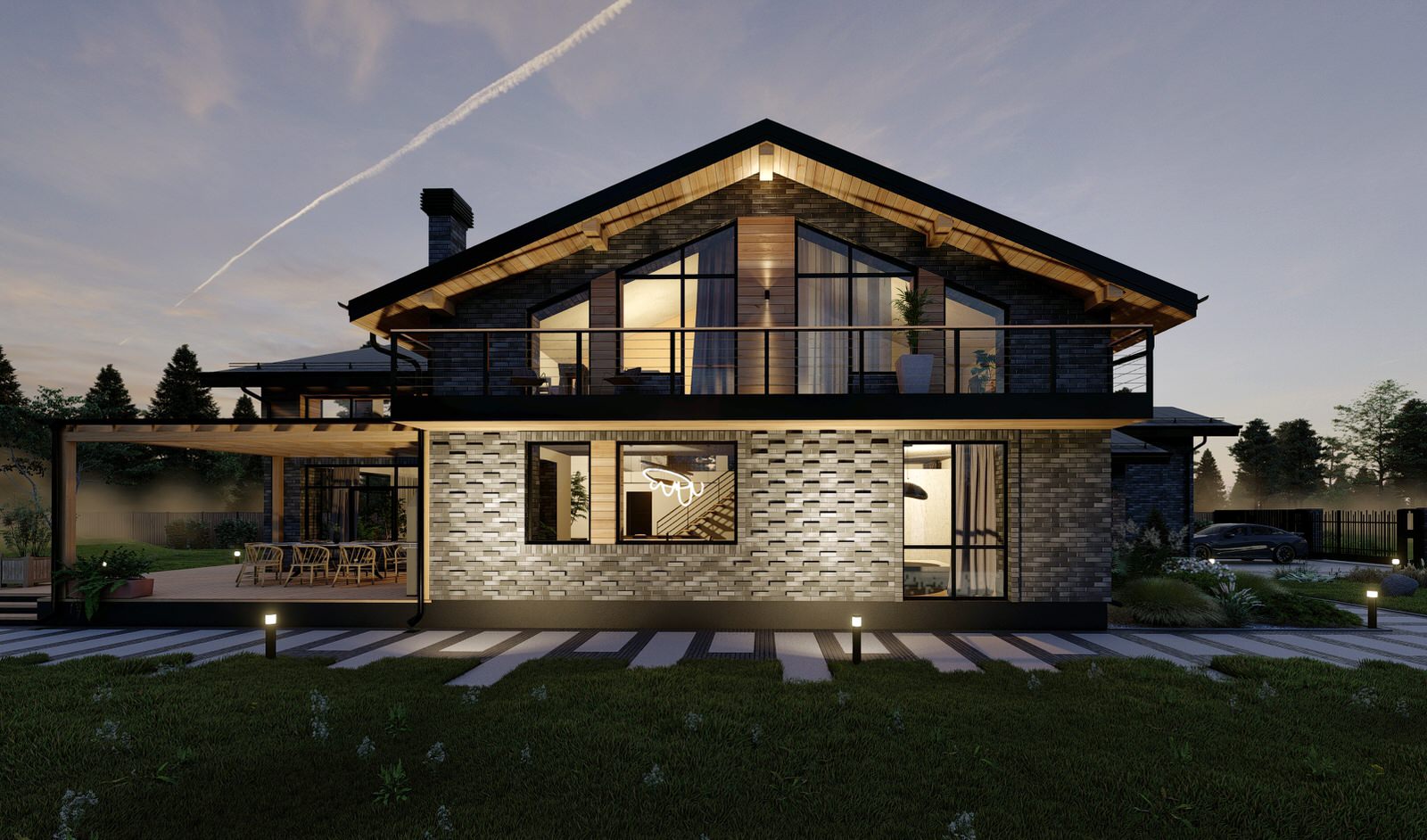 Проект дома 405м2 Сосновый Берег, Вологда