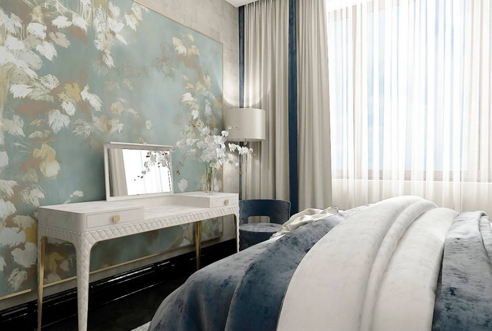 Спальня мягкие оттенки. Квартал Redside