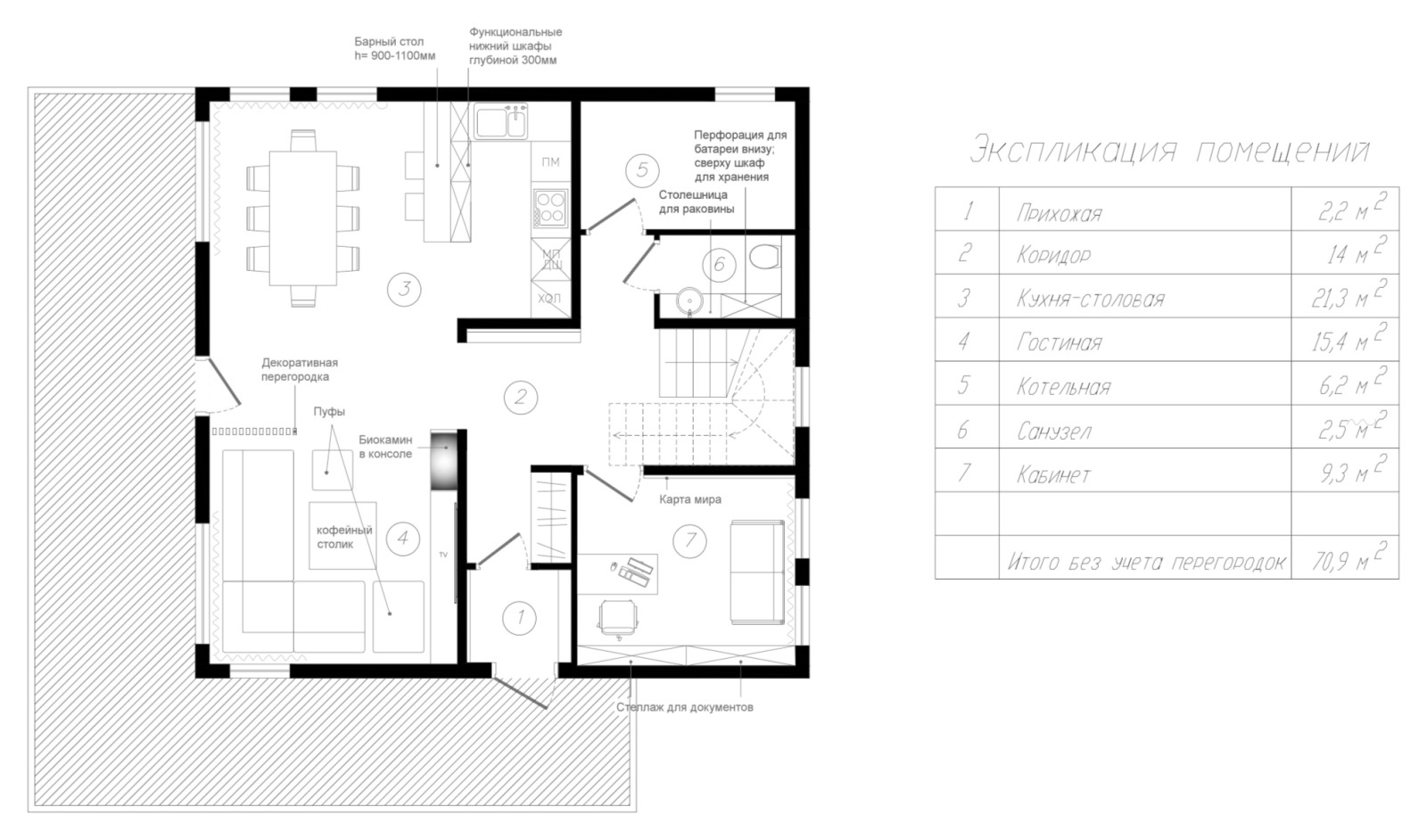 Проект: Серебряный бор "Загородный дом в Московской области"