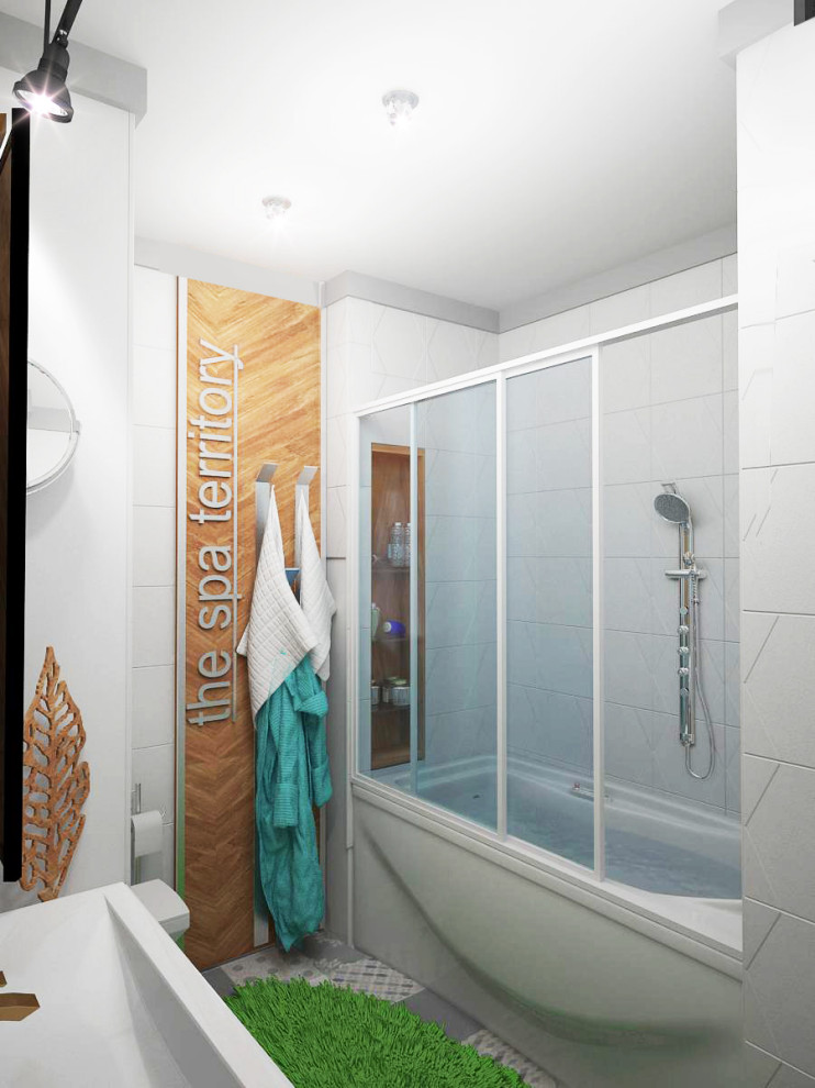 Яркий проект. Квартира 70 м.кв. фьюжн.