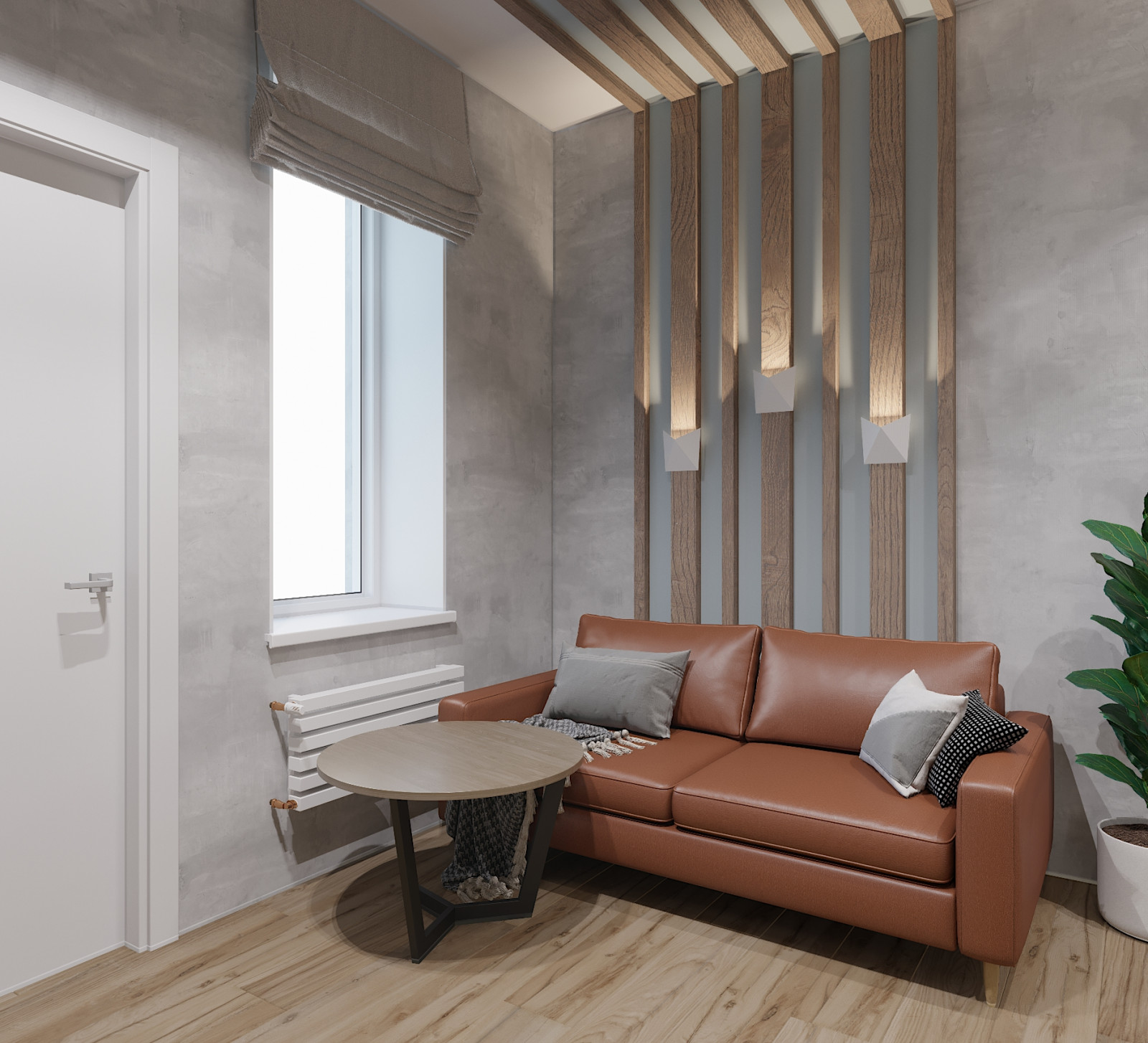 Дом в теплых оттенках