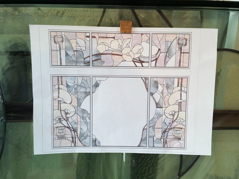 Обложка проекта: Большие окна с витражами Реалистик.