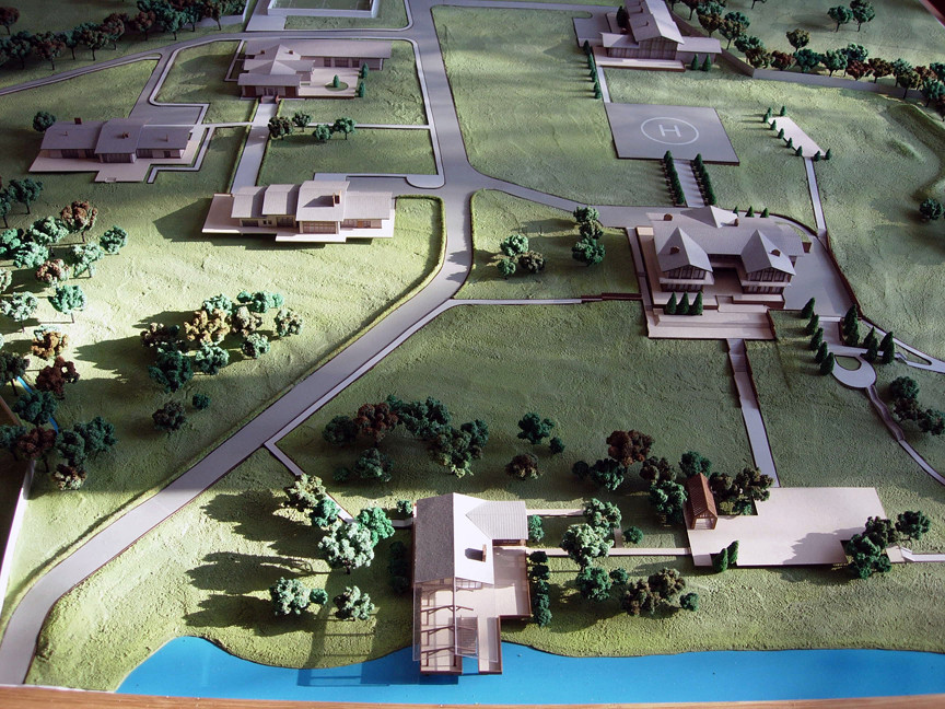 Архитектура в макете.