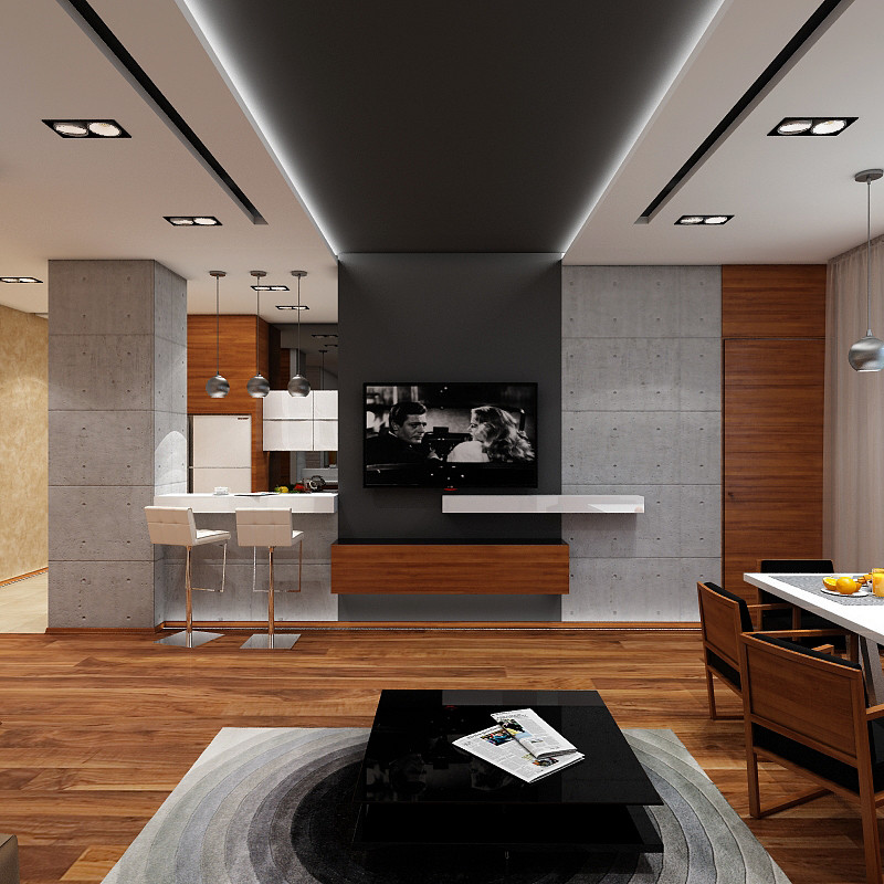 Лофт для холостяка.