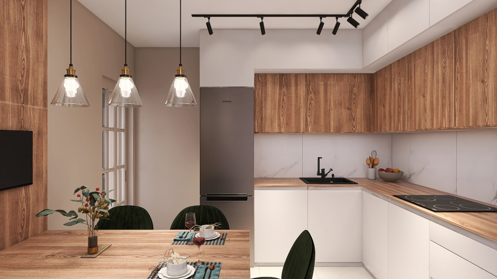 Дизайн-проект трехкомнатной квартиры типа П44Т с перепланировкой