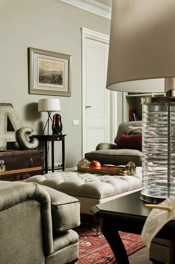 Houzz тур: Атмосфера старой Англии в современных апартаментах в Москве