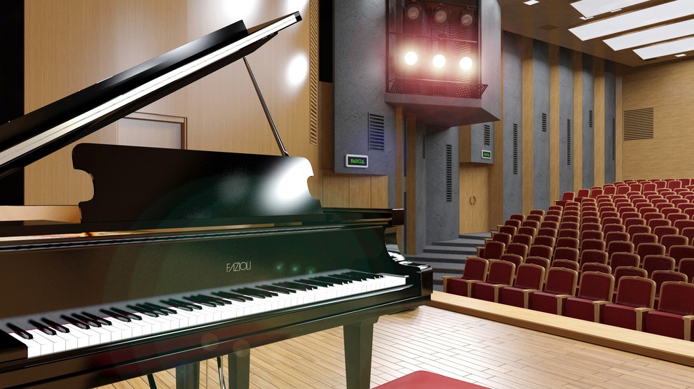 Зрительный зал в центре культуры