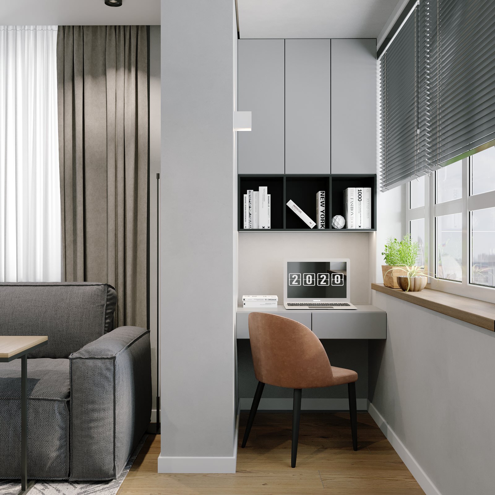 Интерьерное решение квартиры в ЖК "Инновация" - 52,0 кв.м.