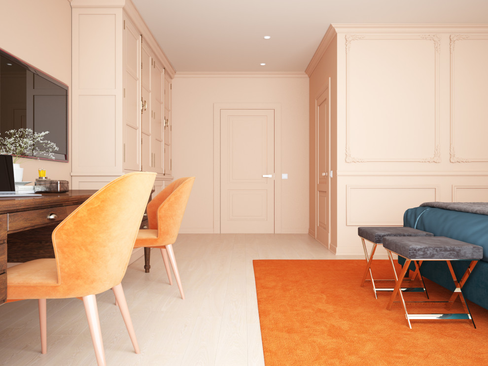 Оранжевая спальня