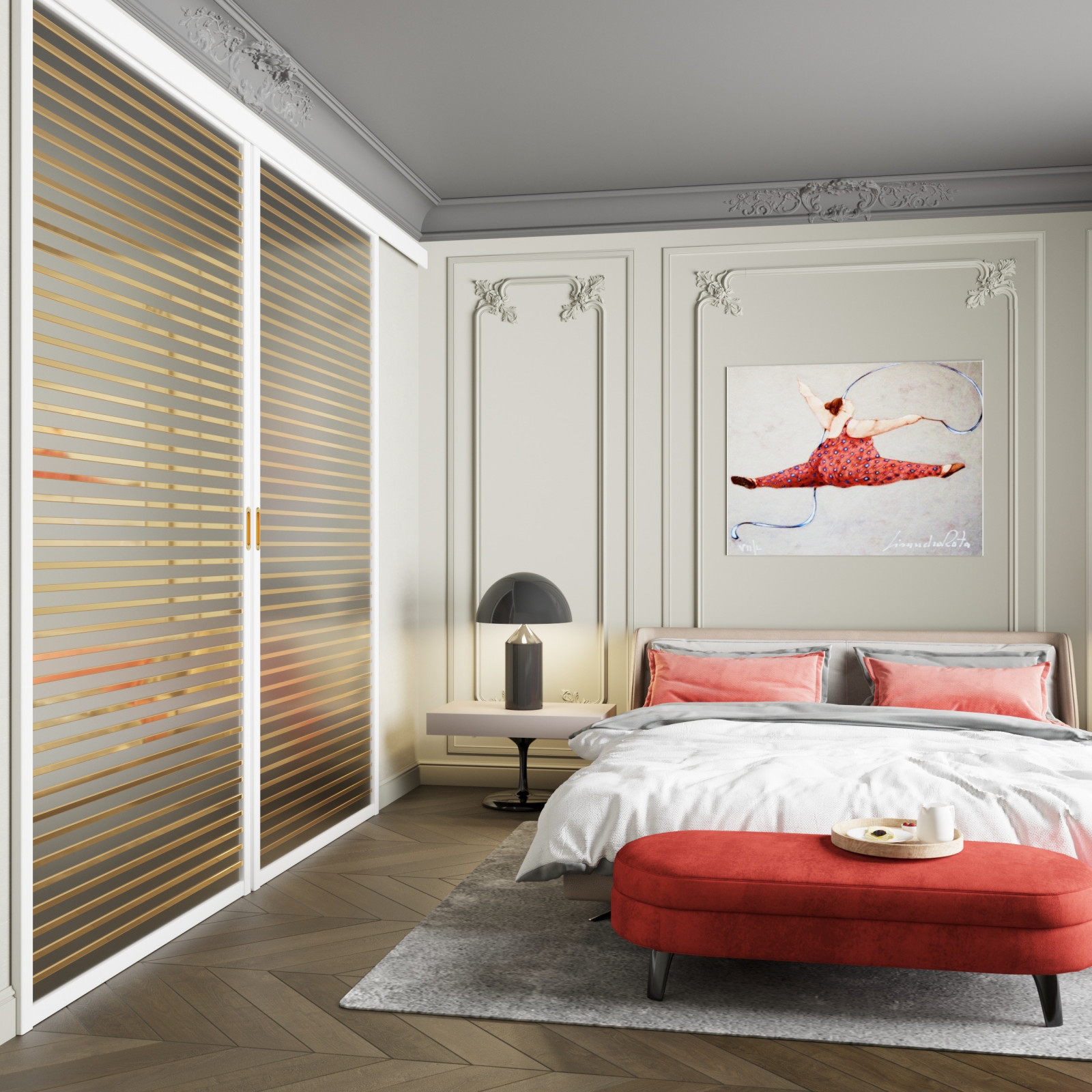 Обложка проекта: GERMANY RENT APARTMENT - interior and lighting design 86 sq m