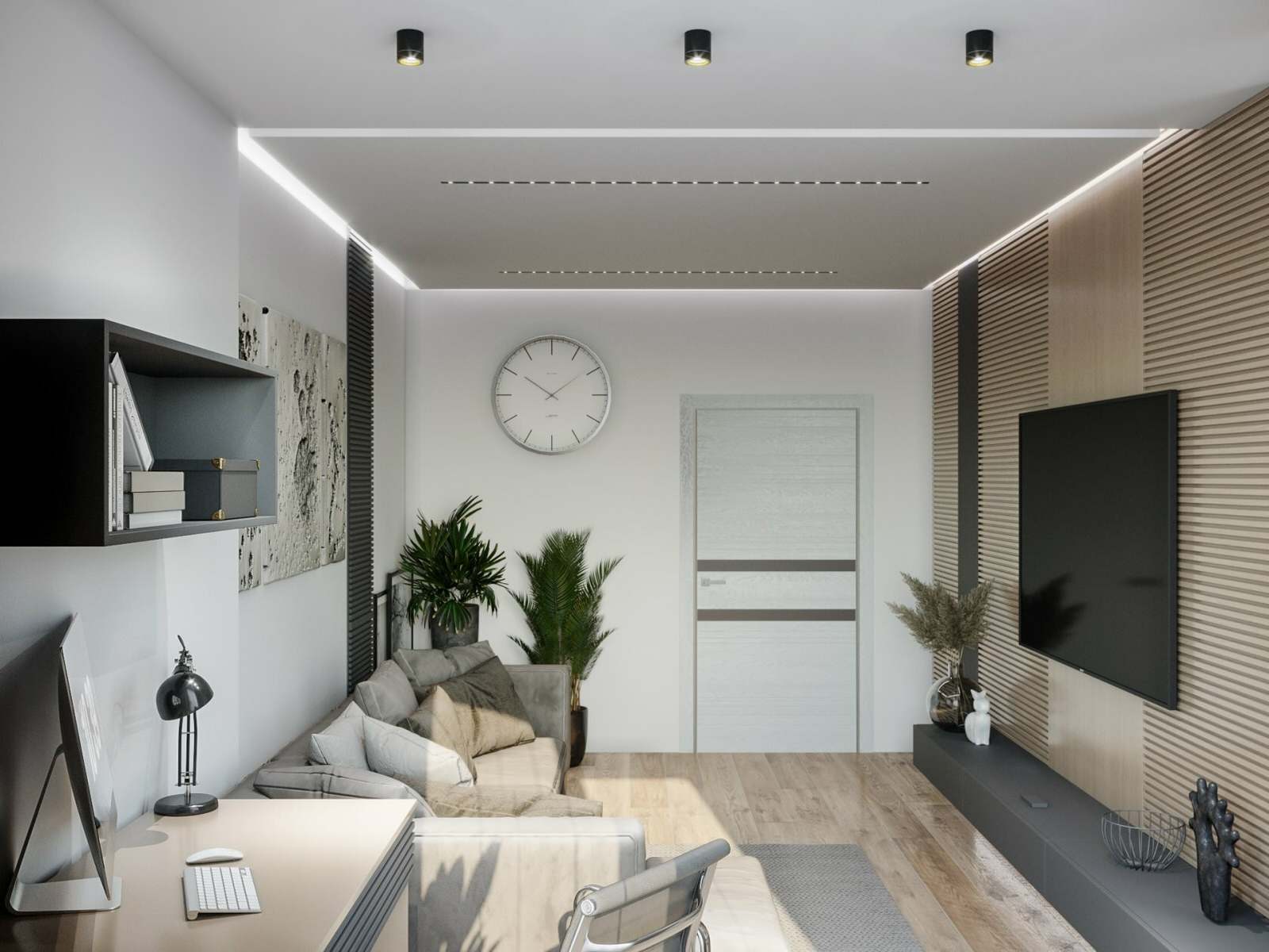 Обложка проекта: дизайн двухкомнатной квартиры