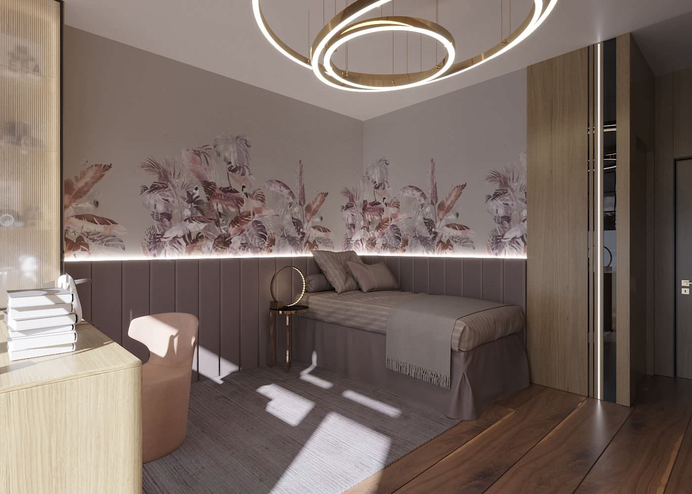 6-Room Apartment Design With 240 m² Floor Area