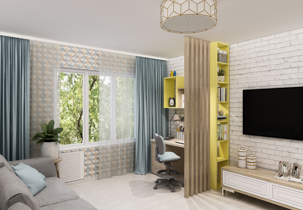 Гостиная с детским уголком