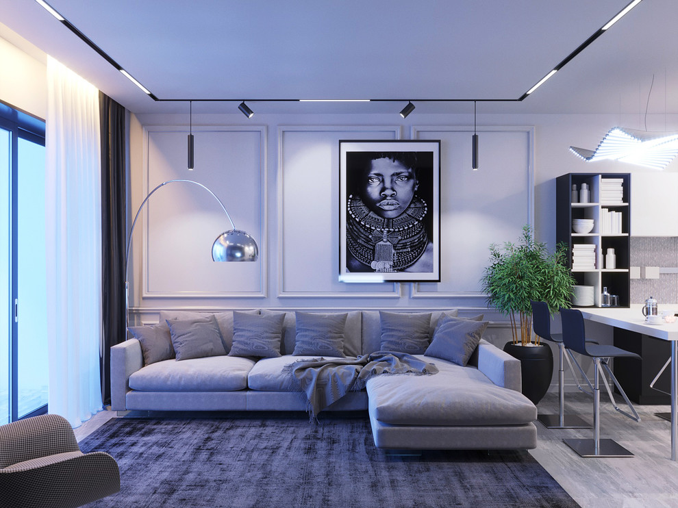 Обложка проекта: студия 41 кв.м *Monochrome*