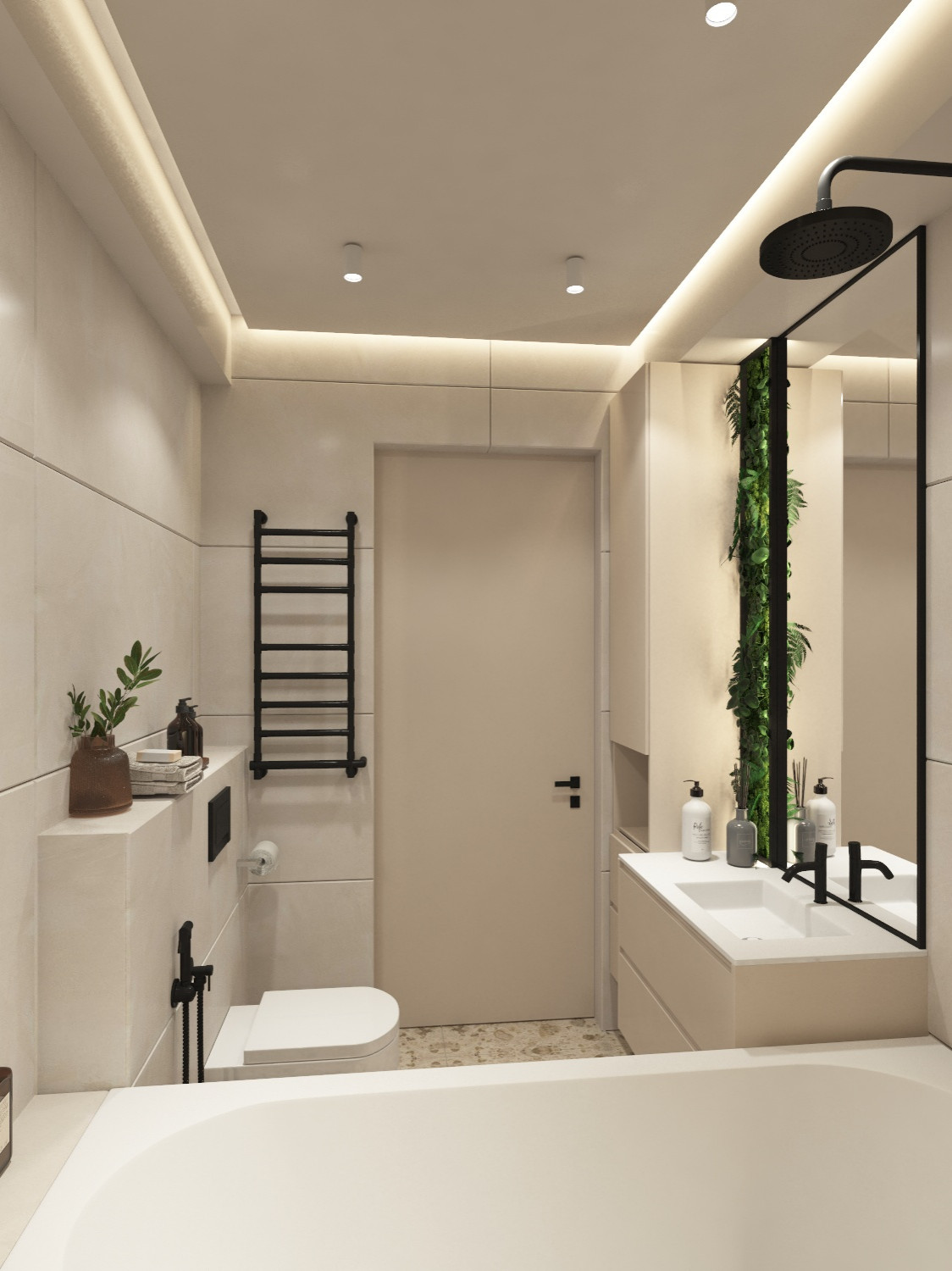 Нюдовый с акцентами