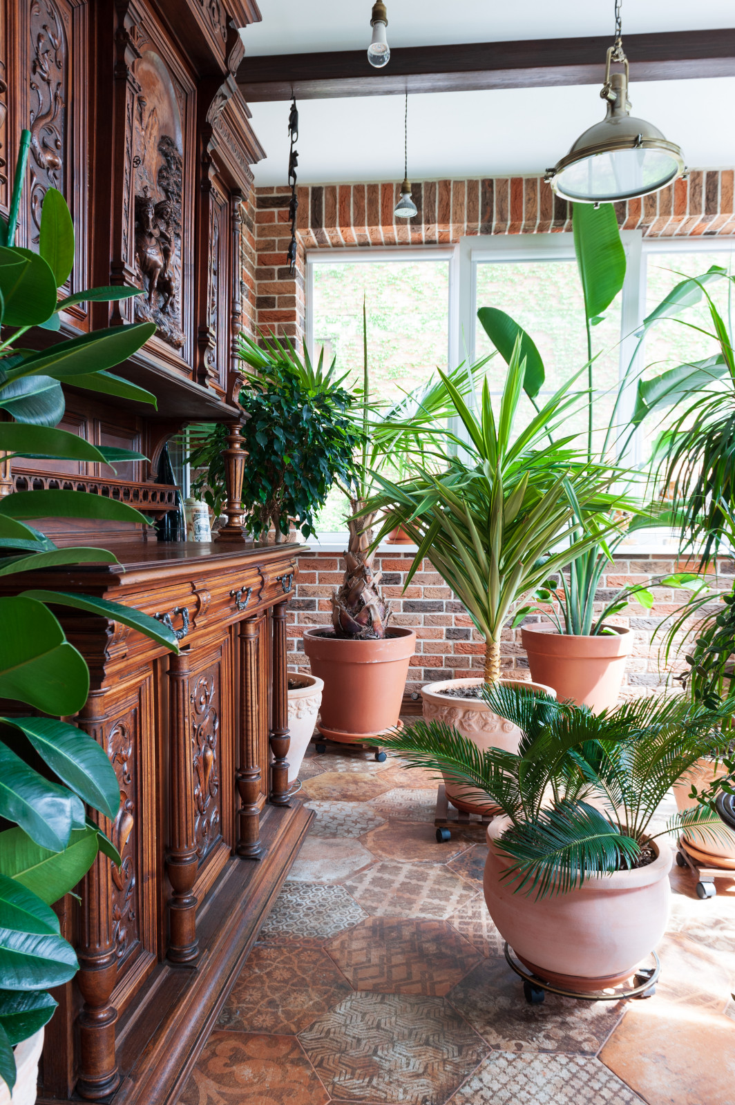 Интерьер зимнего сада