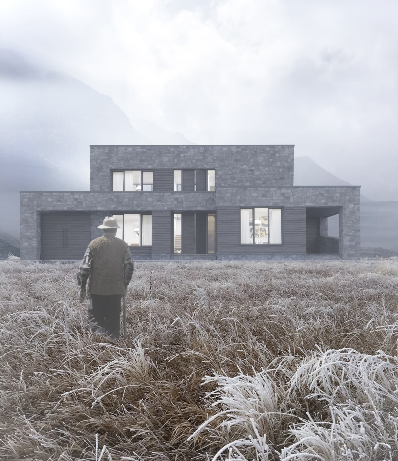 Обложка проекта: Дом в горах