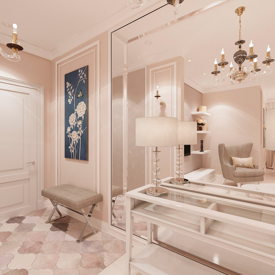 Дизайн трехкомнатной квартиры.