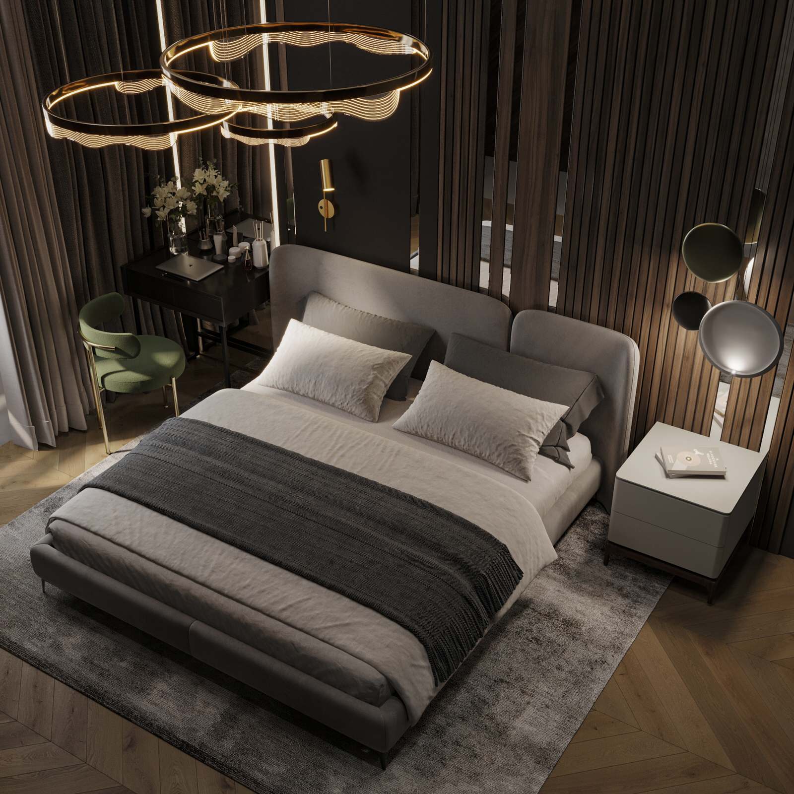 Уютная квартира в шоколадных и терракотовых оттенках