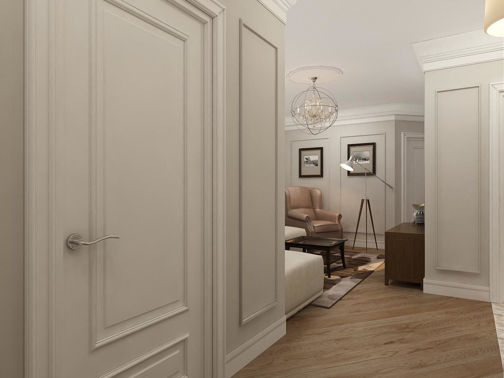 Квартира с белой спальней