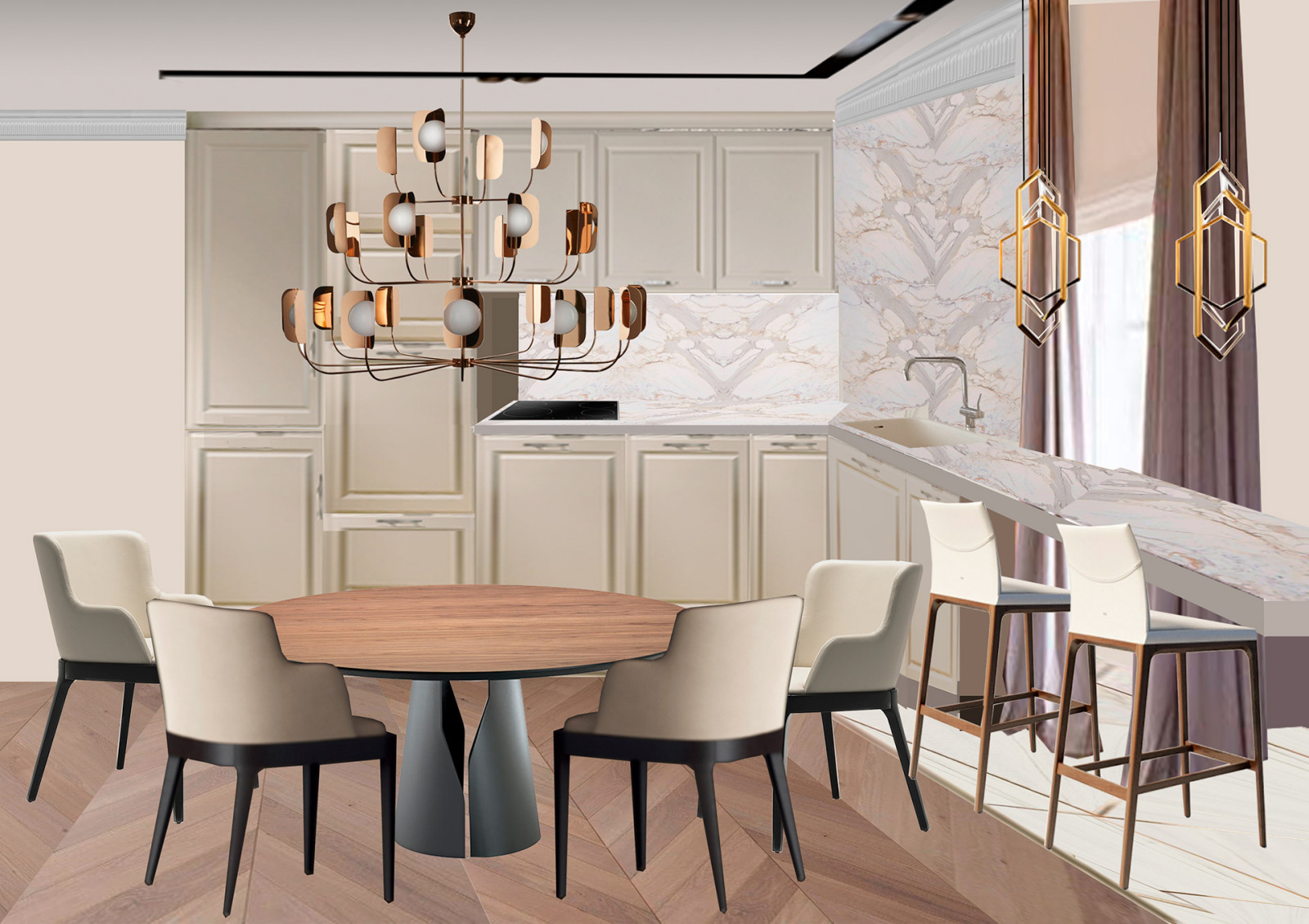 Коллаж для проекта Ольги Луис