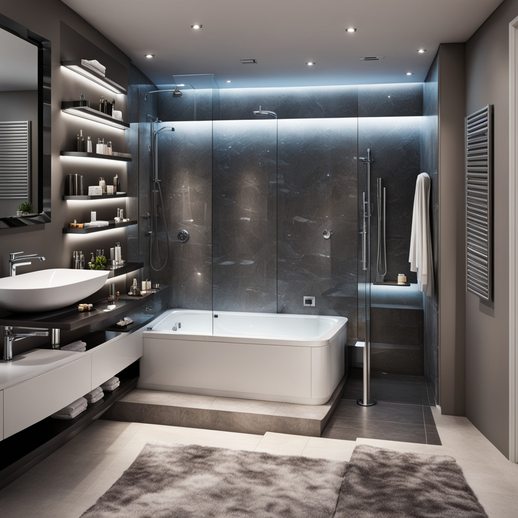 Ванная комната созданная ИИ