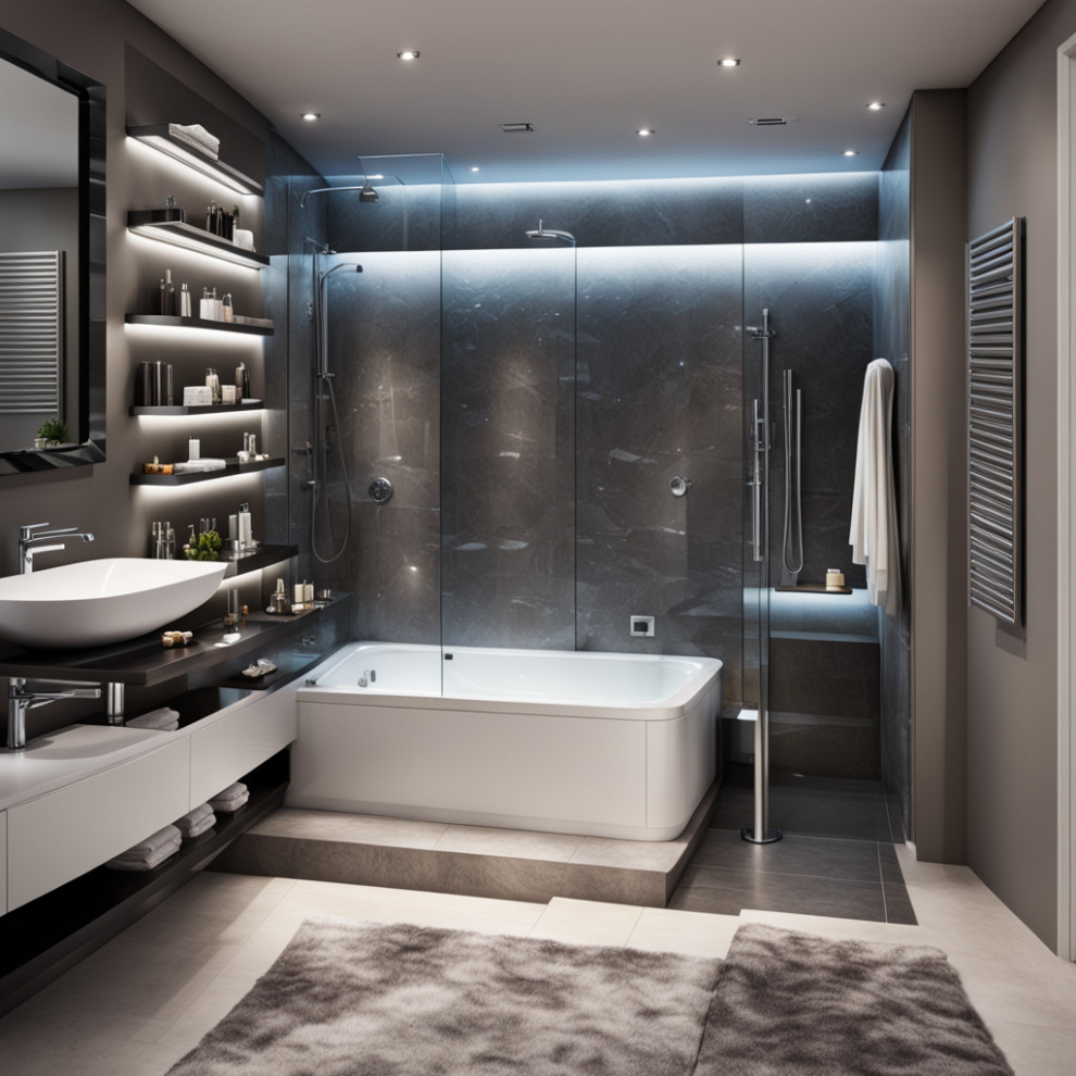 Ванная комната созданная ИИ