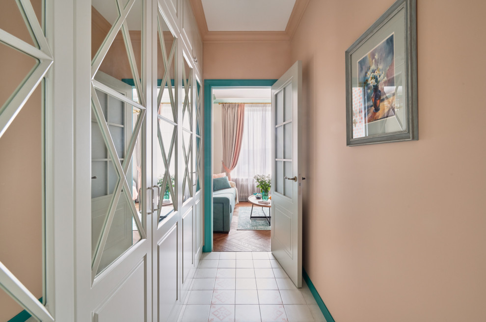 Двухкомнатная квартира с ярким дизайном 65 м2