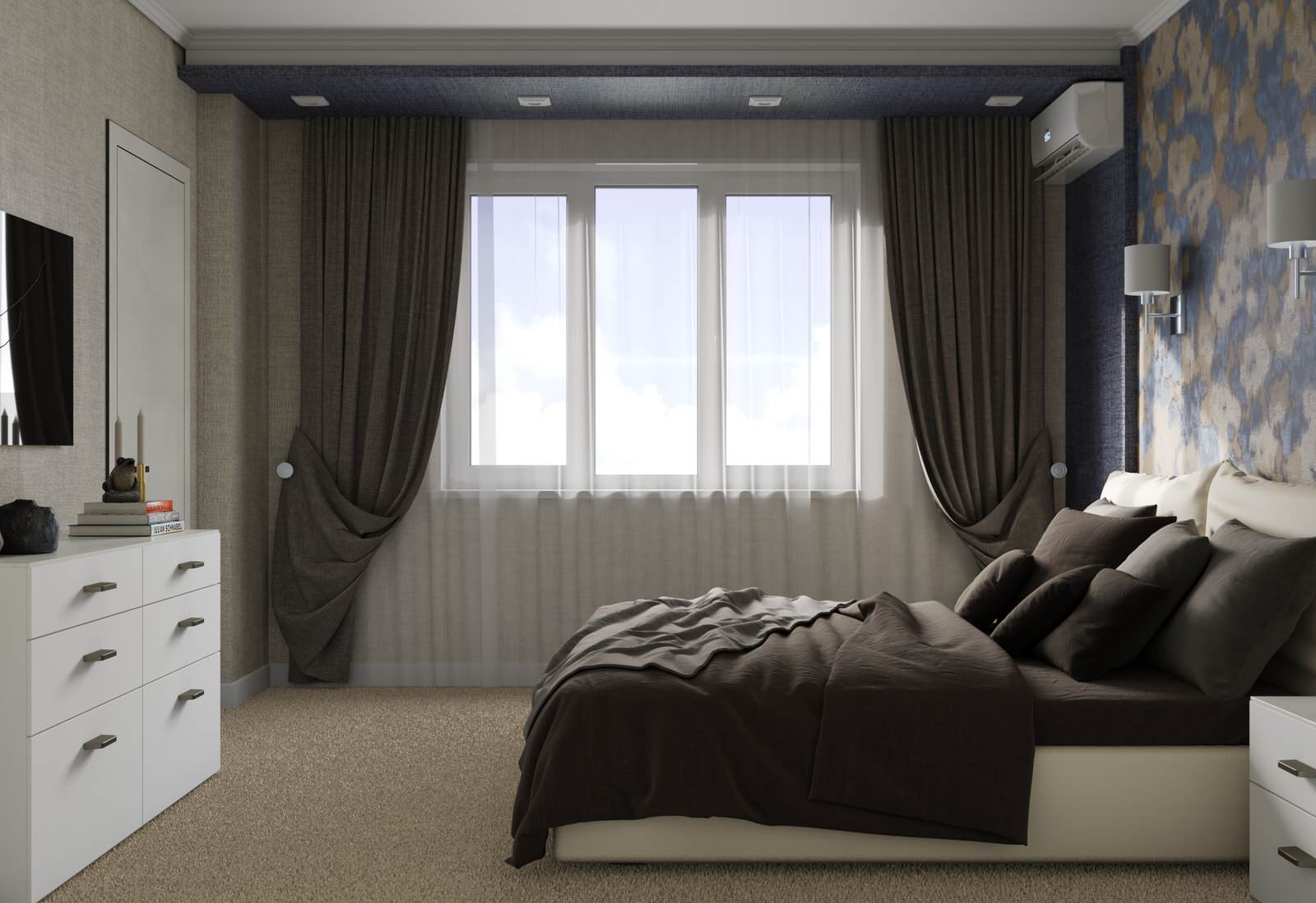 Визуализация квартиры 135 кв ЖК Даудель г.Тюмень