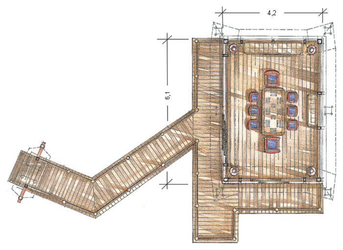 Павильон в восточном стиле