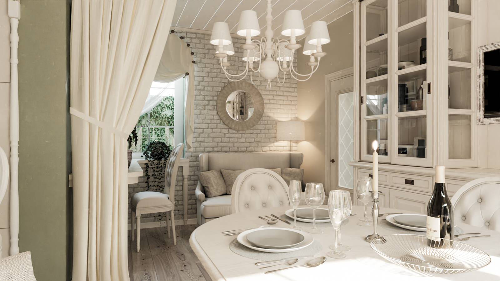 House_007_визуализация интерьера гостиной дома в г. Ростове-на-Дону