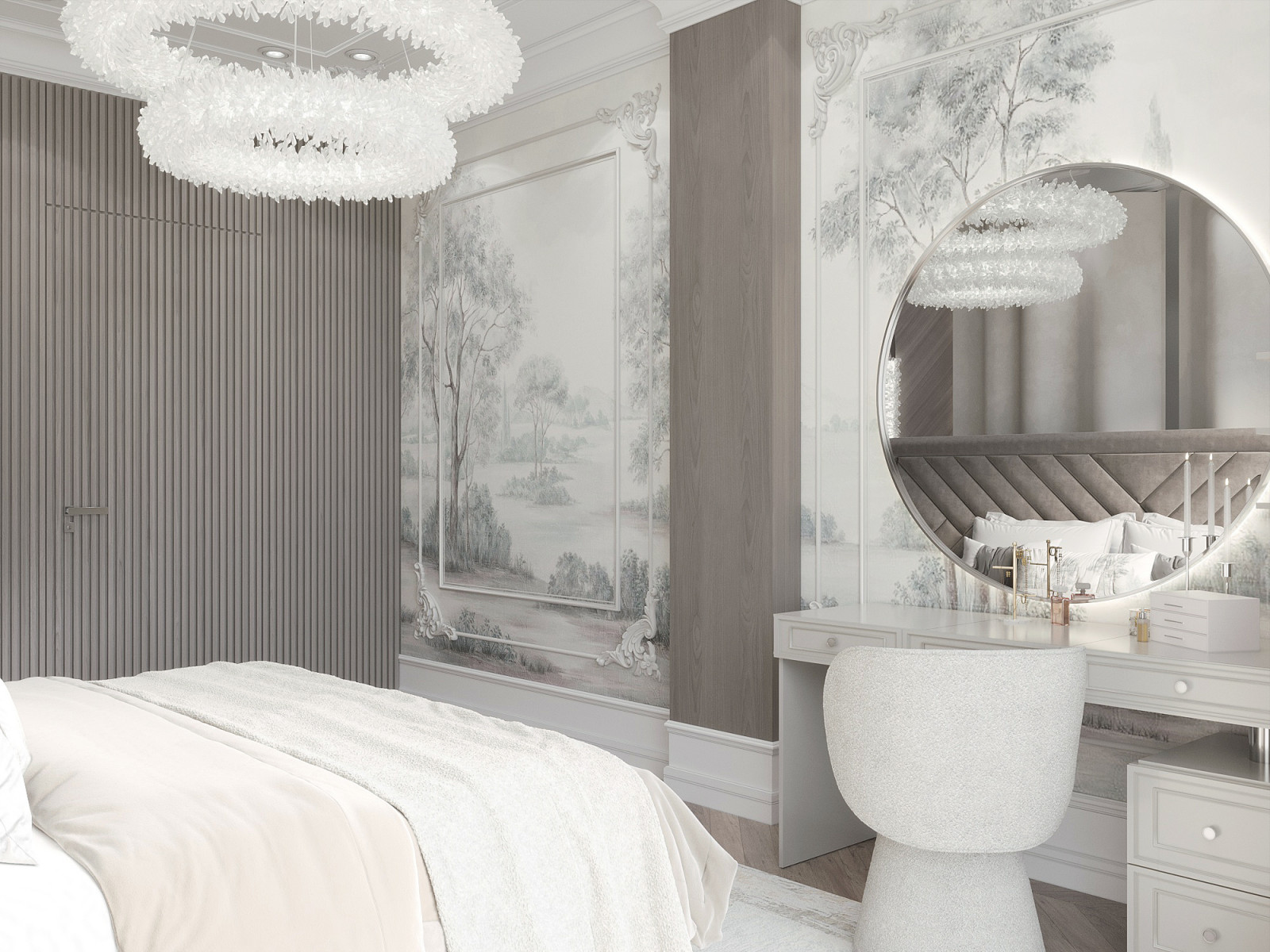 Галерея Чижова апартаменты 104 м2 спальня