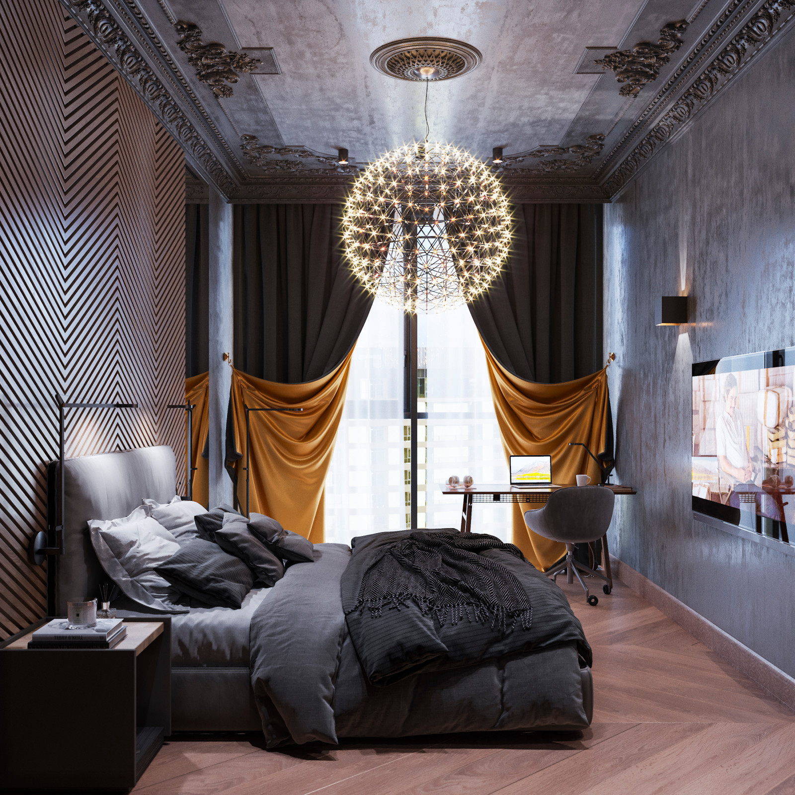 Интерьер квартиры в ЖК "5 Звезд"