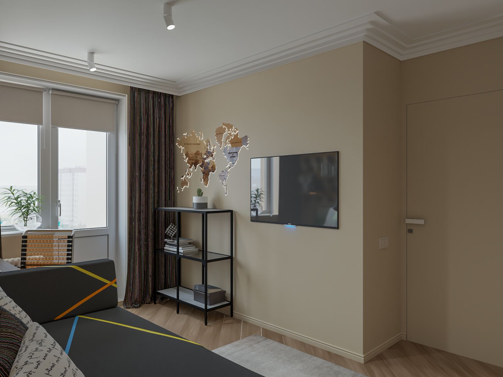 ЖД Сэттэ 2х комнатная квартира