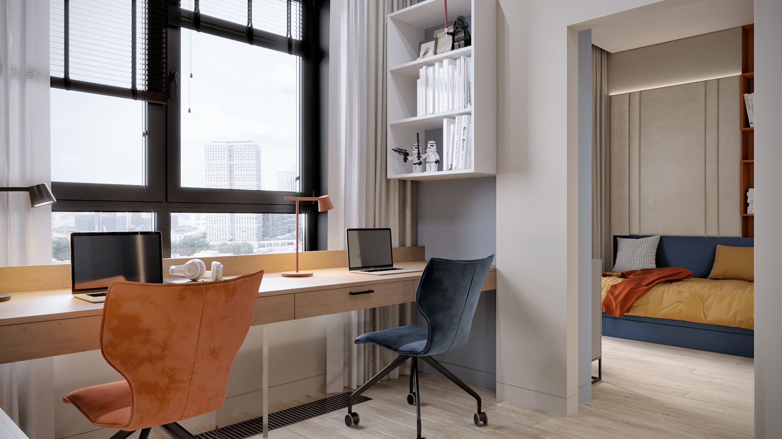 Дизайн-проект квартиры жк "Сидней сити", 92,8 кв.м, 2023 год