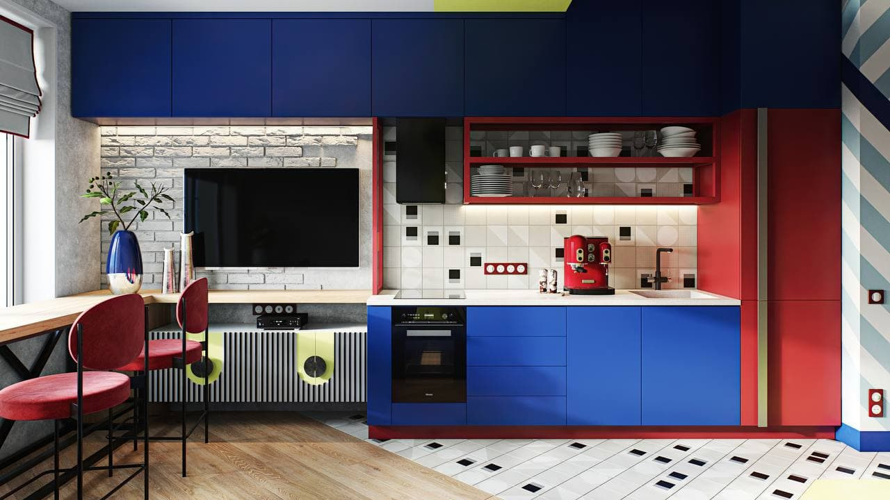 Кухня гостиная/ kitchen living room