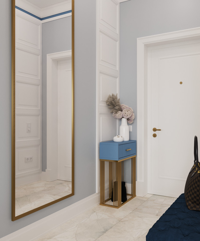 Обложка проекта: Интерьер квартиры в неоклассическом стиле - "Hermes" (59,1 кв.м.)